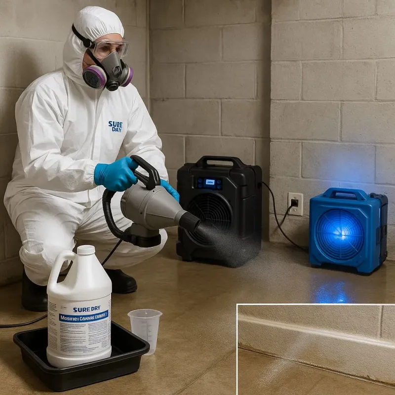 Sanitization and Odor Removal process in North Wildwood, NJ