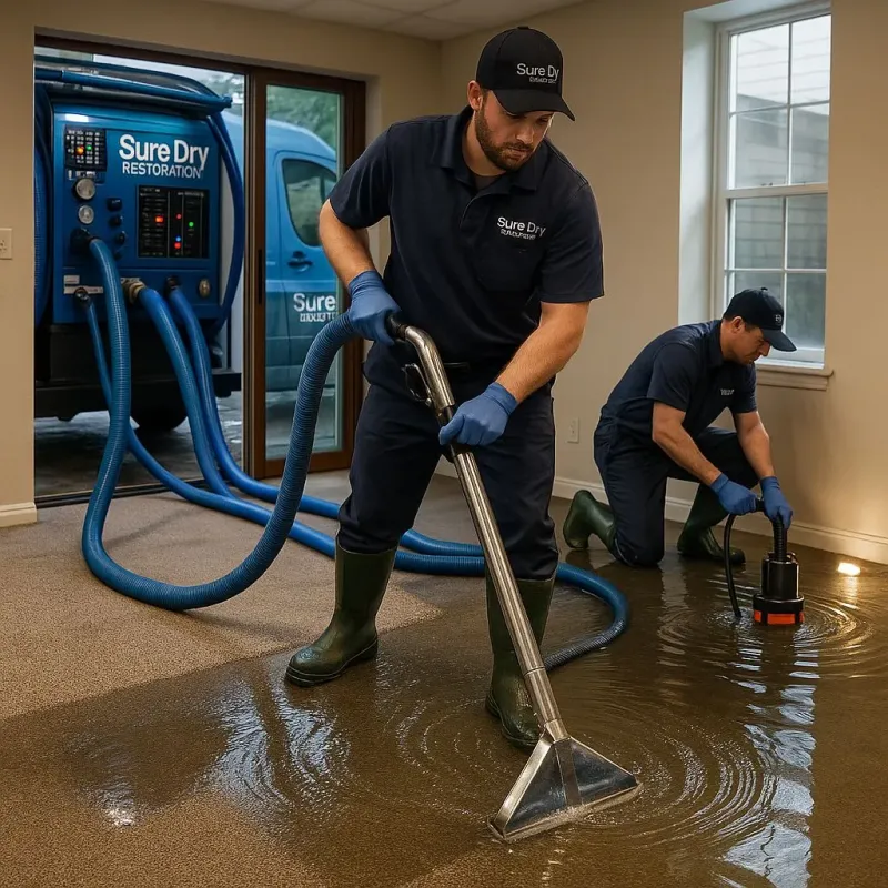Water Extraction and Removal process in North Wildwood, NJ